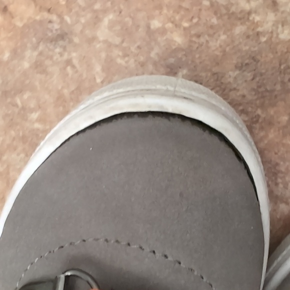 Oomphies Toddler Sneakers - Gray with Orange Laces Size 6c - Picture 6 of 6